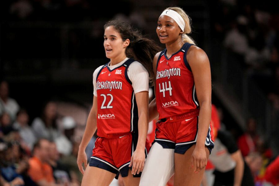 Sonia Citron & Kiki Iriafen of the Washington Mystics