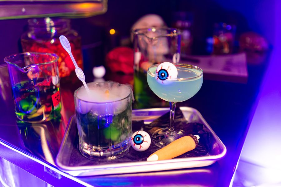 Frankenstein's Mad Scientist Cocktail Lab