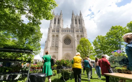 Flower Mart National Cathedral
