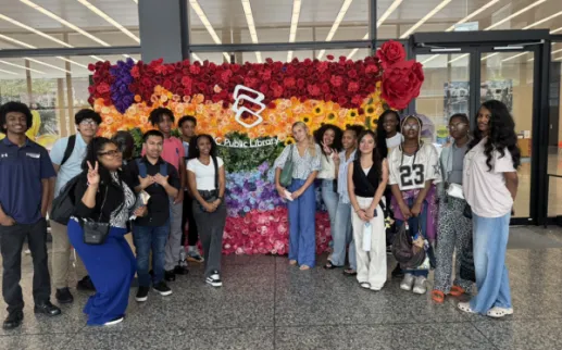 AEF Career Ready Interns visit the MLK Jr. Memorial Library 
