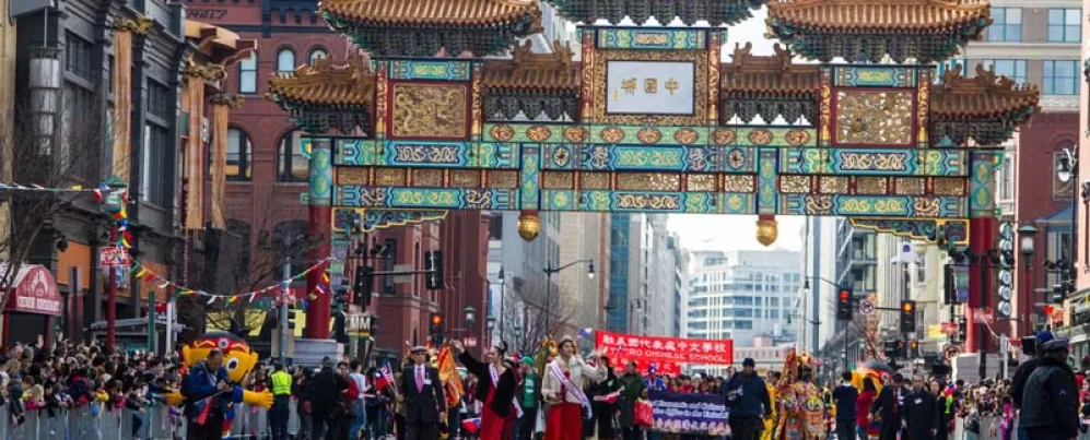 Chinese New Year Parade in DC's Chinatown neighborhood - Ways to celebrate Chinese New Year in Washington, DC